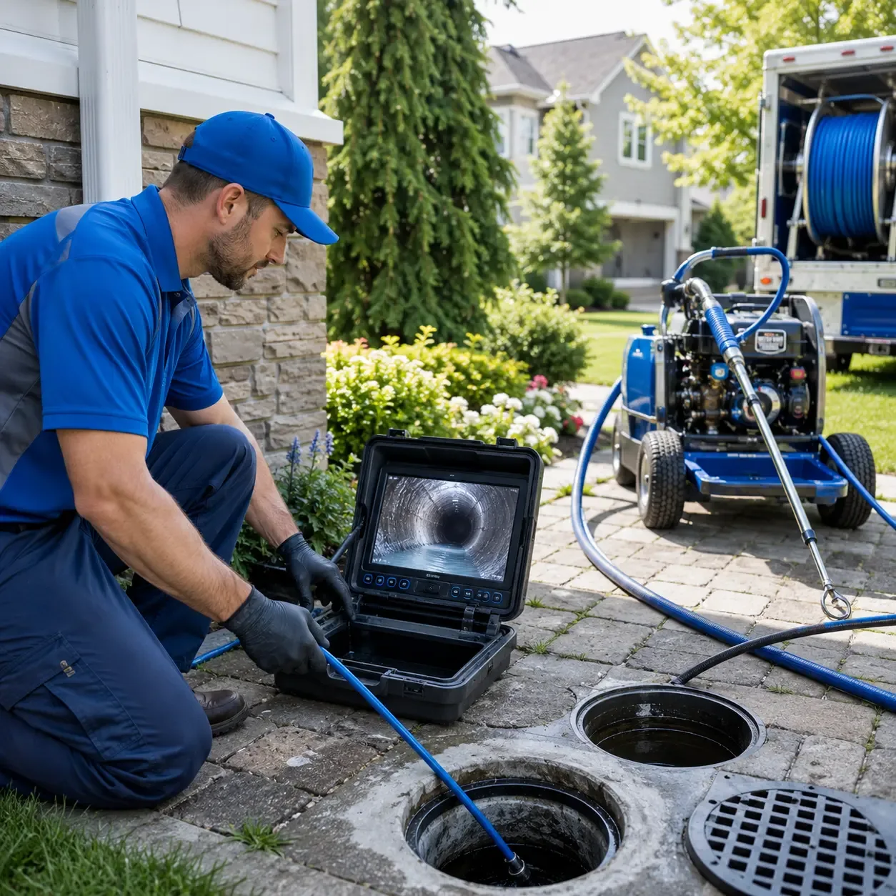 Outdoor drain cleaning professionals serving Los Lunas, NM